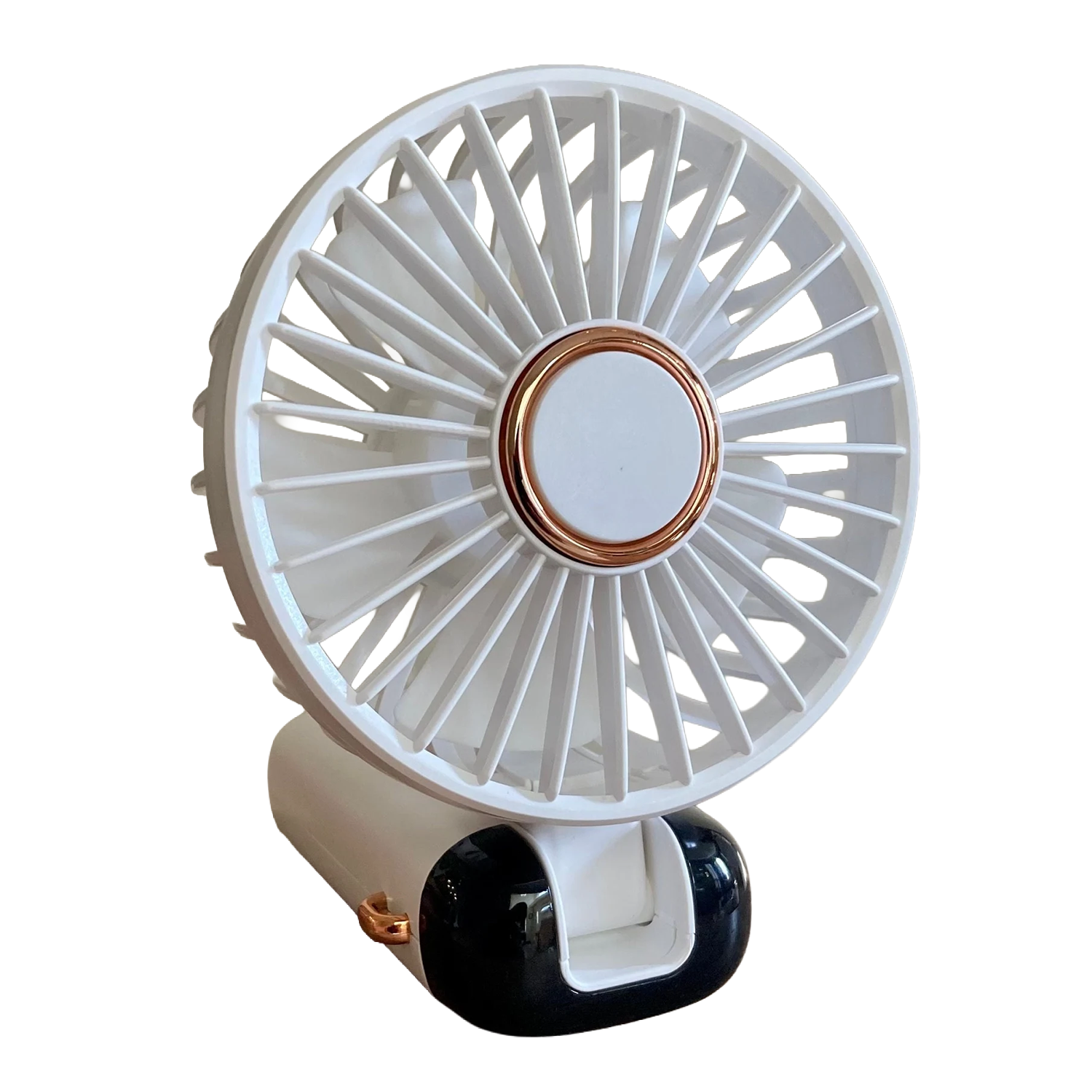 Adjustable Handheld Cooling Fan, Multi-Speed Rechargeable Personal Cooler With Scent Diffusion Compartment And Foldable Base